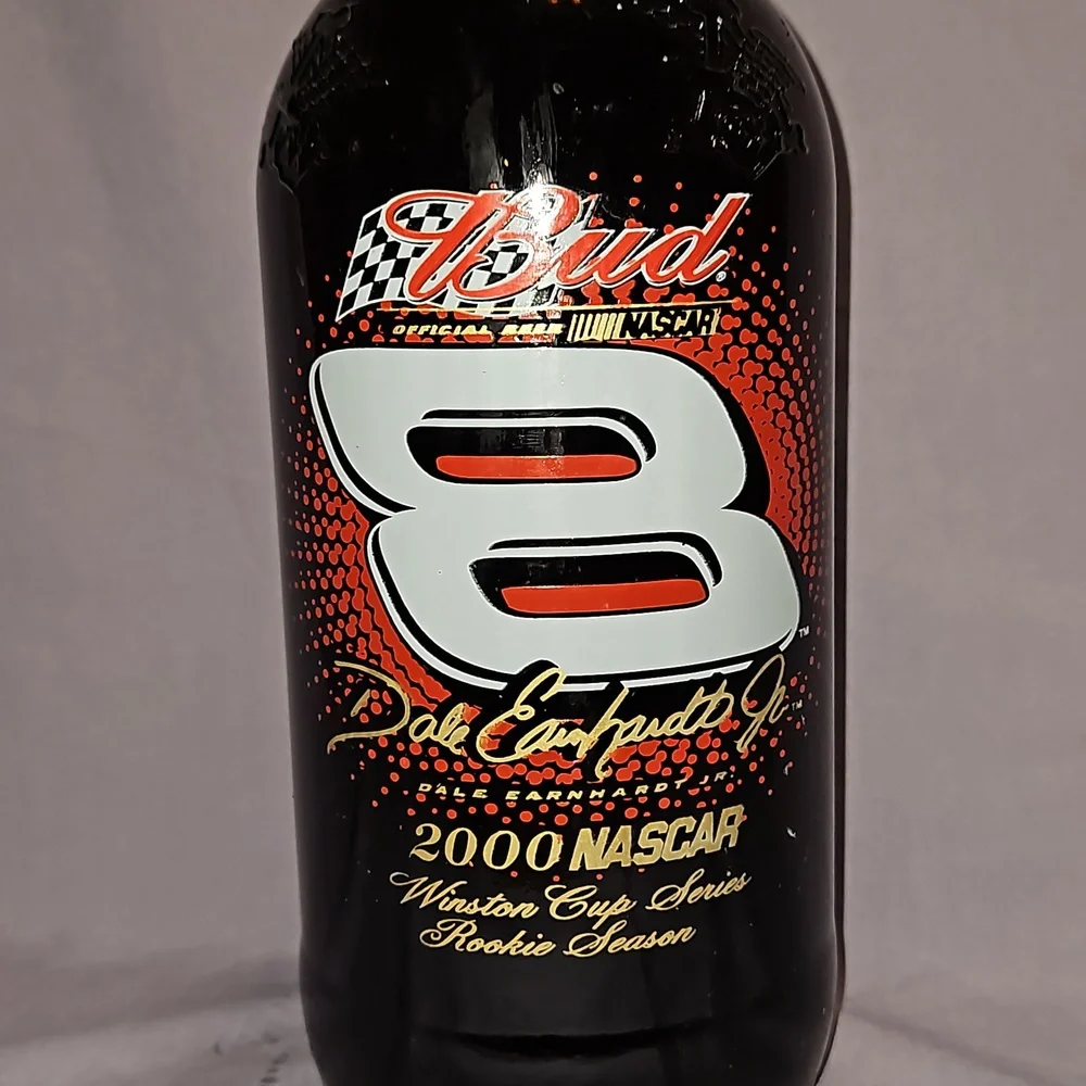 Large Giant Glass Budweiser Beer Bottle Bank-15